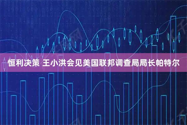 恒利决策 王小洪会见美国联邦调查局局长帕特尔